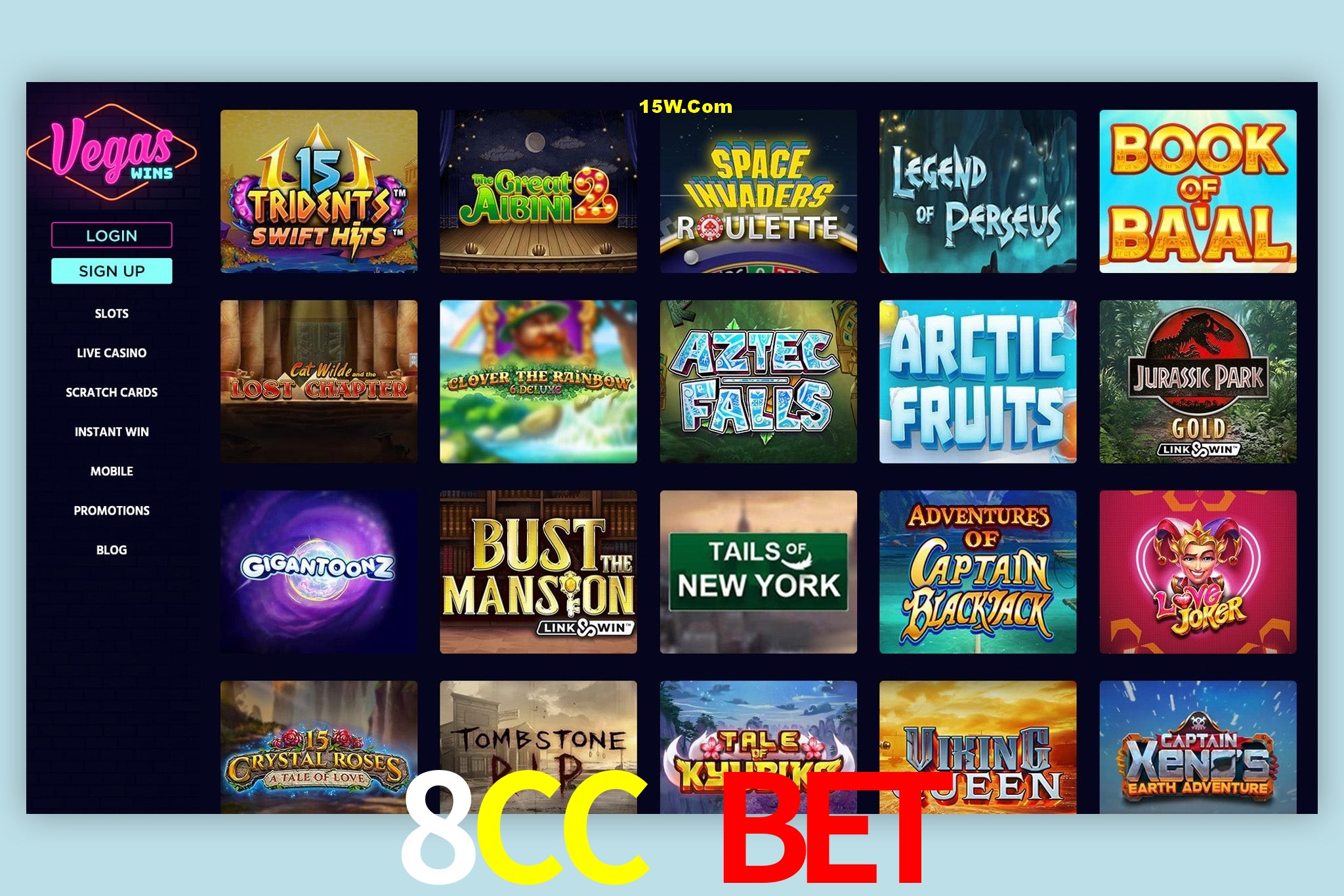 Game Providers 8CC Bet